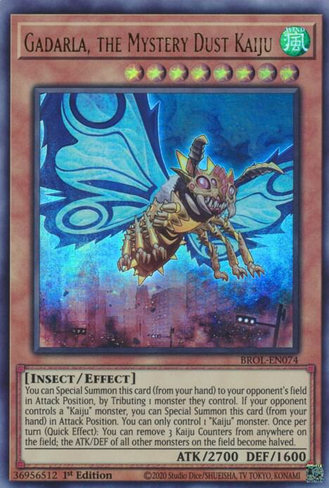 Gadarla, the Mystery Dust Kaiju BROL-EN074 (Brothers of Legend)  - 1st Edition
