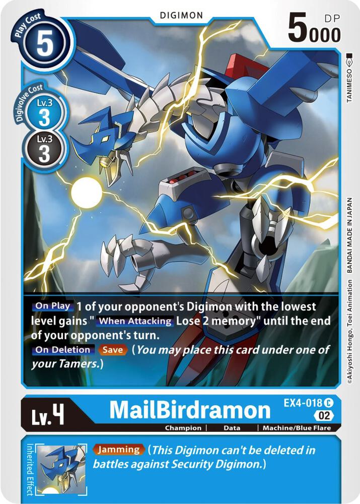 MailBirdramon EX4-018 C (Alternative Being Booster) 
