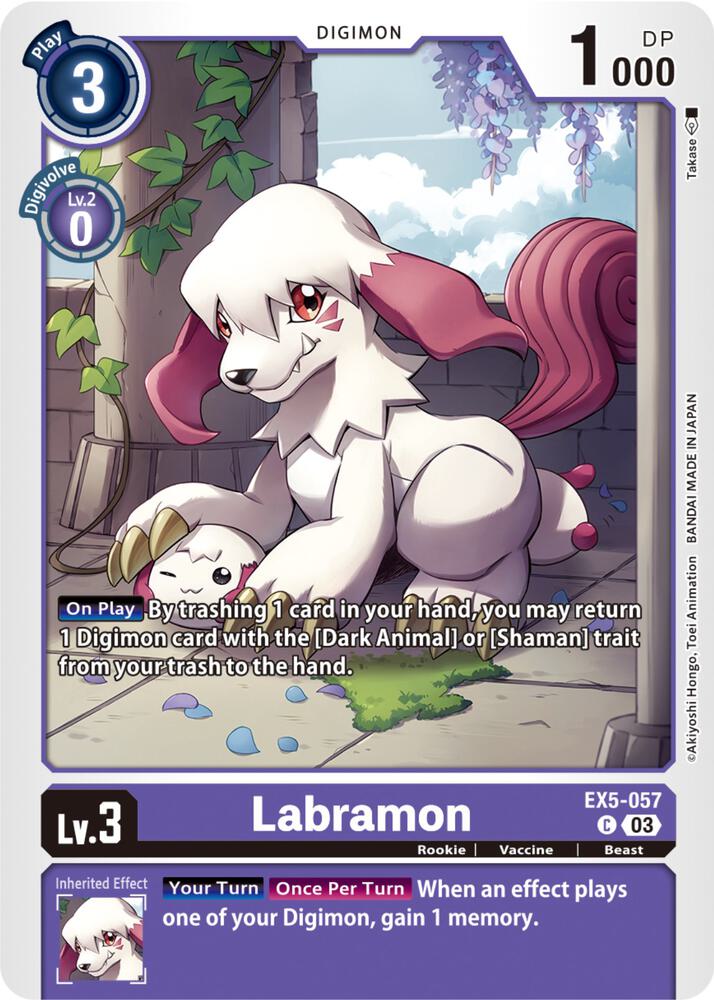 Labramon EX5-057 C (Animal Colosseum) 