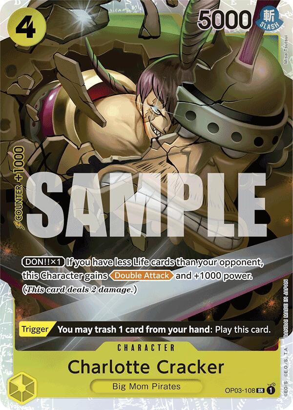 Charlotte Cracker (Reprint) OP03-108 (Premium Booster -The Best-)  - Foil