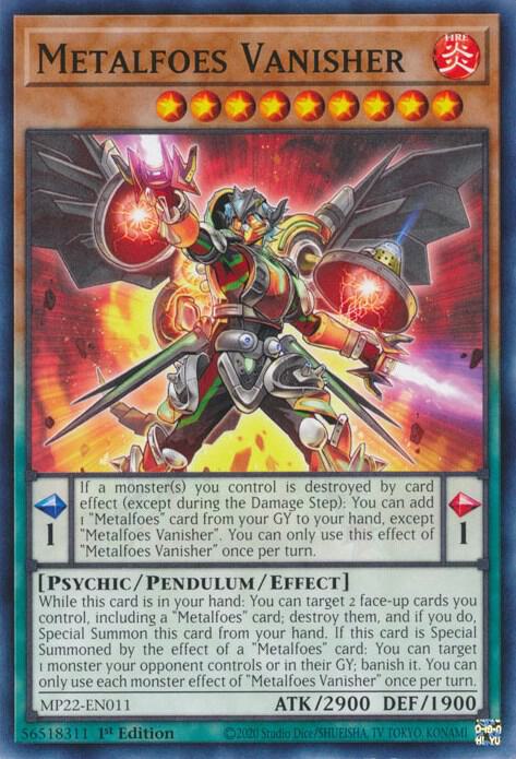 Metalfoes Vanisher MP22-EN011 (2022 Tin of the Pharaoh's Gods)  - 1st Edition