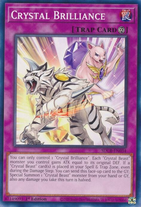 Crystal Brilliance SDCB-EN034 (Structure Deck: Legend of the Crystal Beasts)  - 1st Edition
