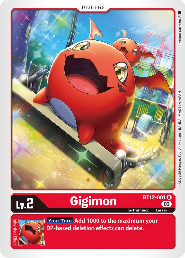 Gigimon BT12-001 U (Across Time) 