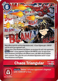 Chaos Triangular Foil EX7-066 U (Digimon LIBERATOR)  - Foil