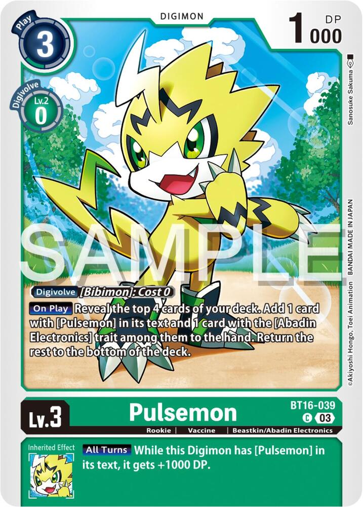 Pulsemon BT16-039 C (Beginning Observer) 