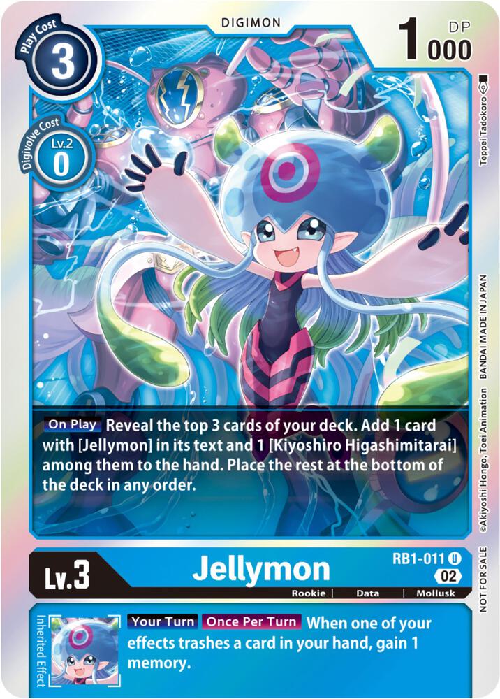 Jellymon Resurgence Booster Box Promotion Pack RB1-011 U (Resurgence Booster)  - Foil