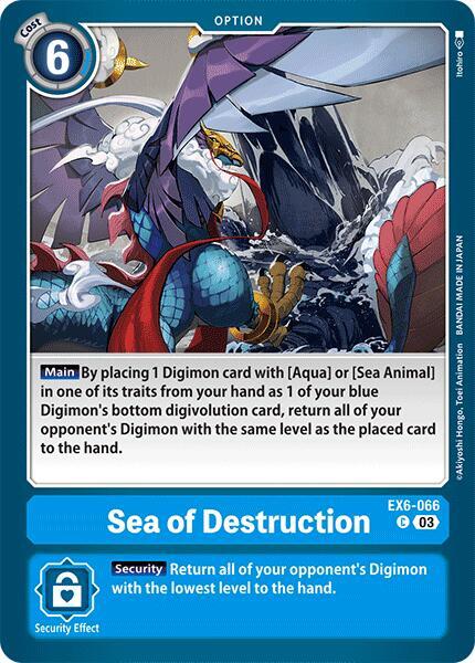 Sea of Destruction EX6-066 C (Infernal Ascension) 