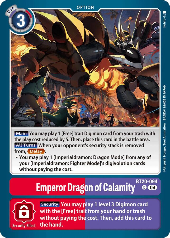 Emperor Dragon of Calamity BT20-094 C (Release Special Booster 2.5) 