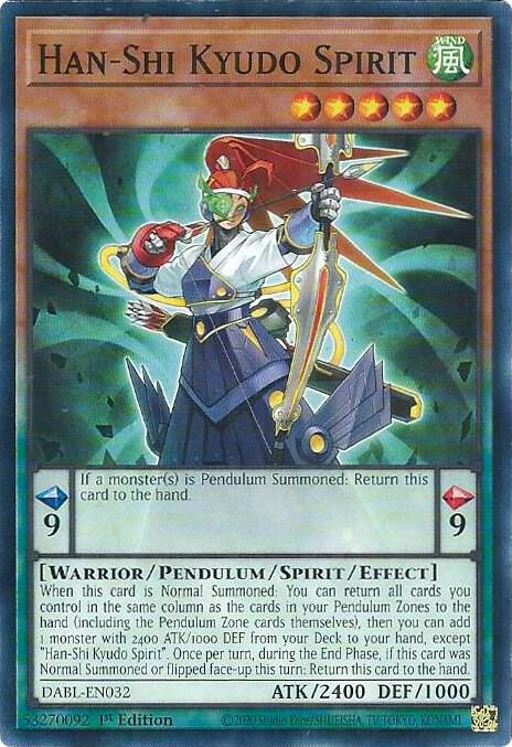 Han-Shi Kyudo Spirit DABL-EN032 (Darkwing Blast)  - 1st Edition