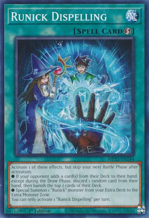 Runick Dispelling MP23-EN244 (25th Anniversary Tin: Dueling Heroes Mega Pack)  - 1st Edition