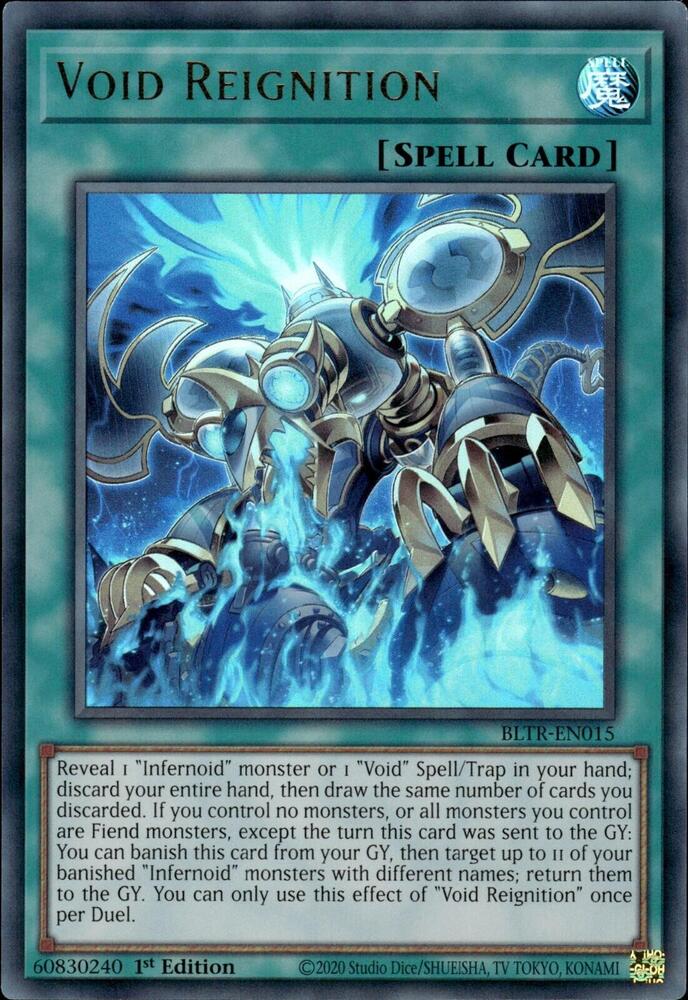 Void Reignition BLTR-EN015 (Battles of Legend: Terminal Revenge)  - 1st Edition