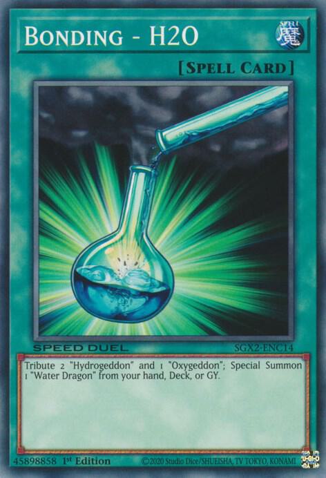 Bonding H2O SGX2-ENC14 (Speed Duel GX: Midterm Paradox)  - 1st Edition