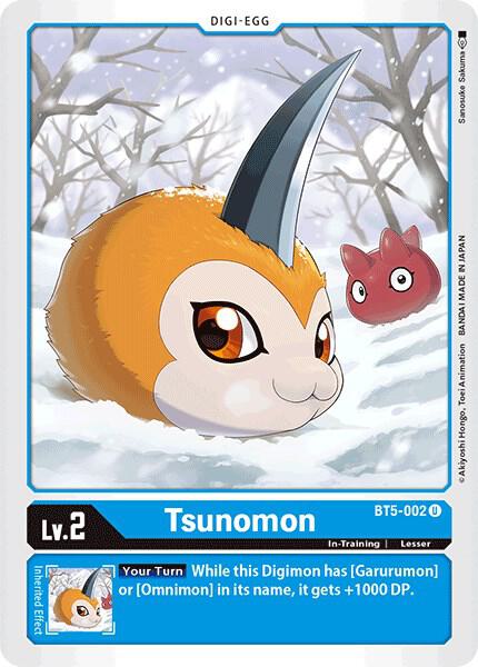 Tsunomon BT5-002 U (Battle of Omni) 