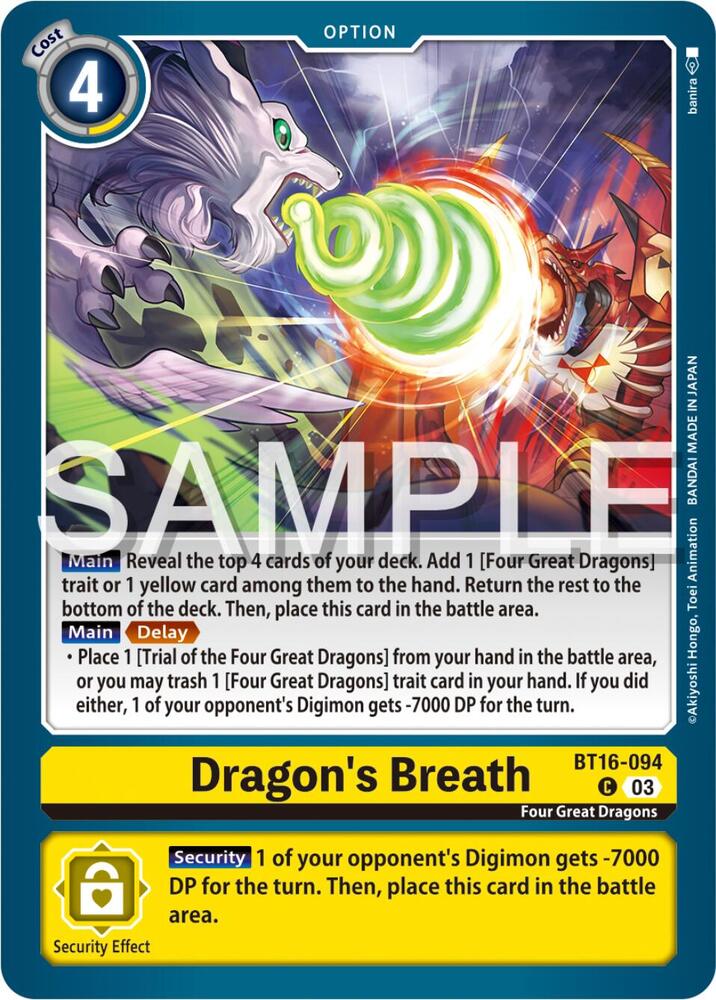 Dragons Breath BT16-094 C (Beginning Observer) 