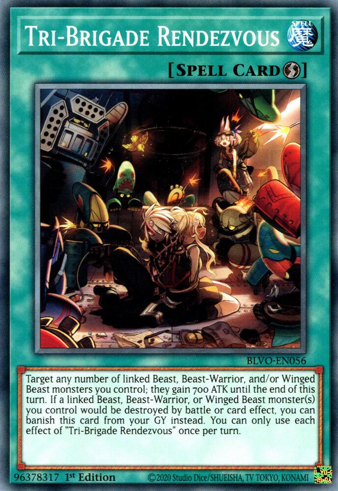 Tri-Brigade Rendezvous BLVO-EN056 (Blazing Vortex)  - 1st Edition