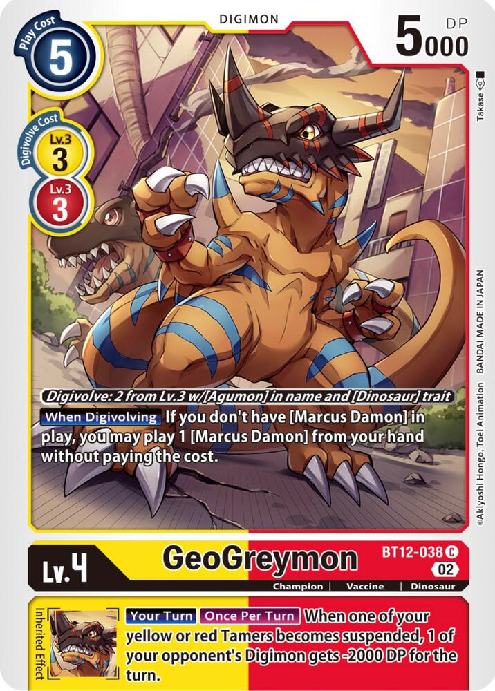 GeoGreymon BT12-038 C (Across Time) 