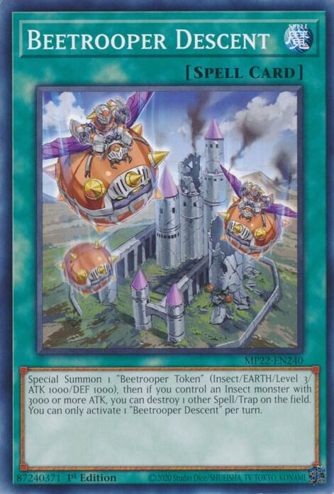 Beetrooper Descent MP22-EN240 (2022 Tin of the Pharaoh's Gods)  - 1st Edition