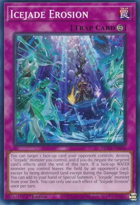 Icejade Erosion MP23-EN036 (25th Anniversary Tin: Dueling Heroes Mega Pack)  - 1st Edition