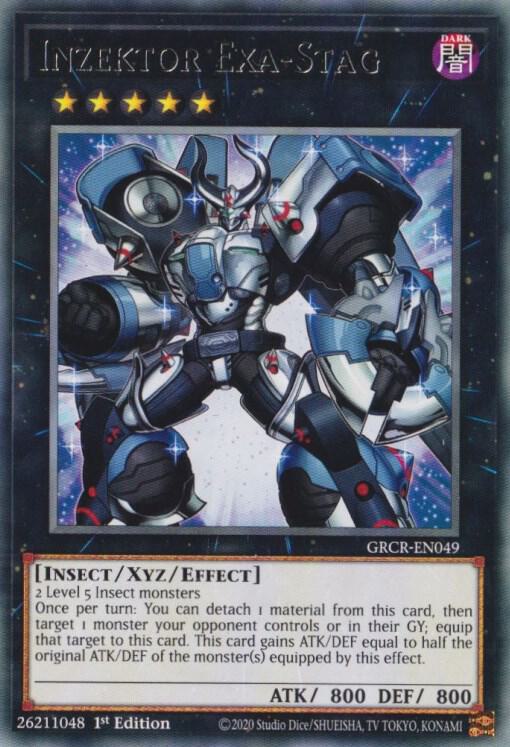 Inzektor Exa-Stag GRCR-EN049 (The Grand Creators)  - 1st Edition