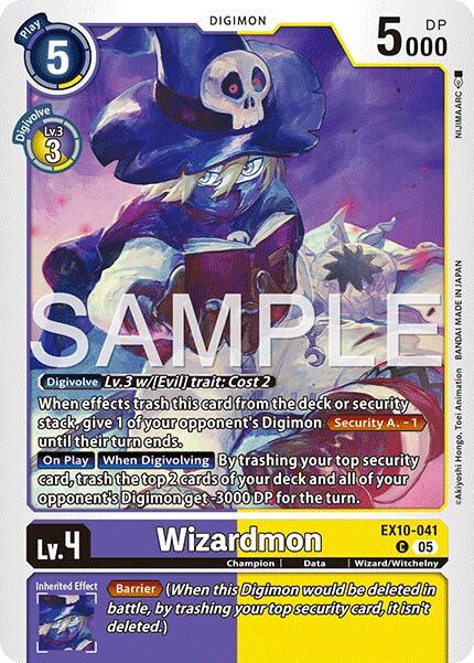 Wizardmon EX10-041 C (Sinister Order) 