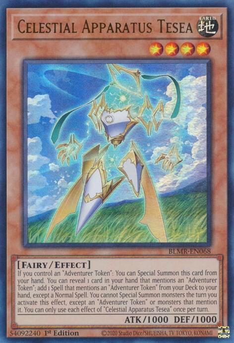 Celestial Apparatus Tesea BLMR-EN068 (Battles of Legend: Monstrous Revenge)  - 1st Edition