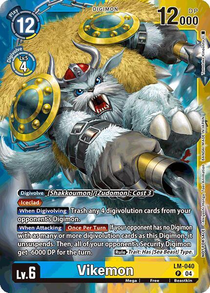 Vikemon Limited Card Pack LM-040 P (World Convergence)  - Foil