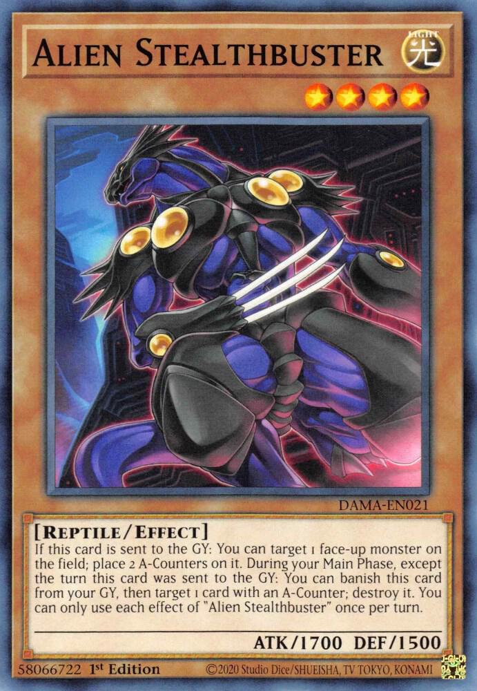 Alien Stealthbuster DAMA-EN021 (Dawn of Majesty)  - 1st Edition