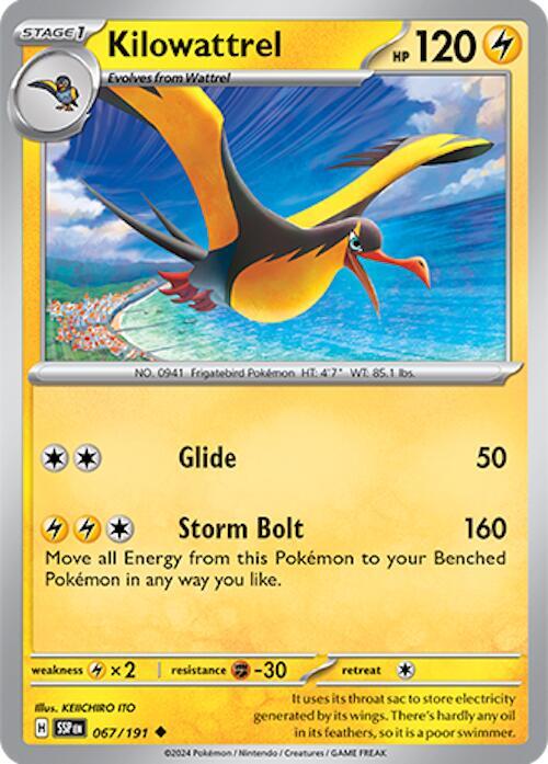 Kilowattrel 067/191 (SV08: Surging Sparks) 
