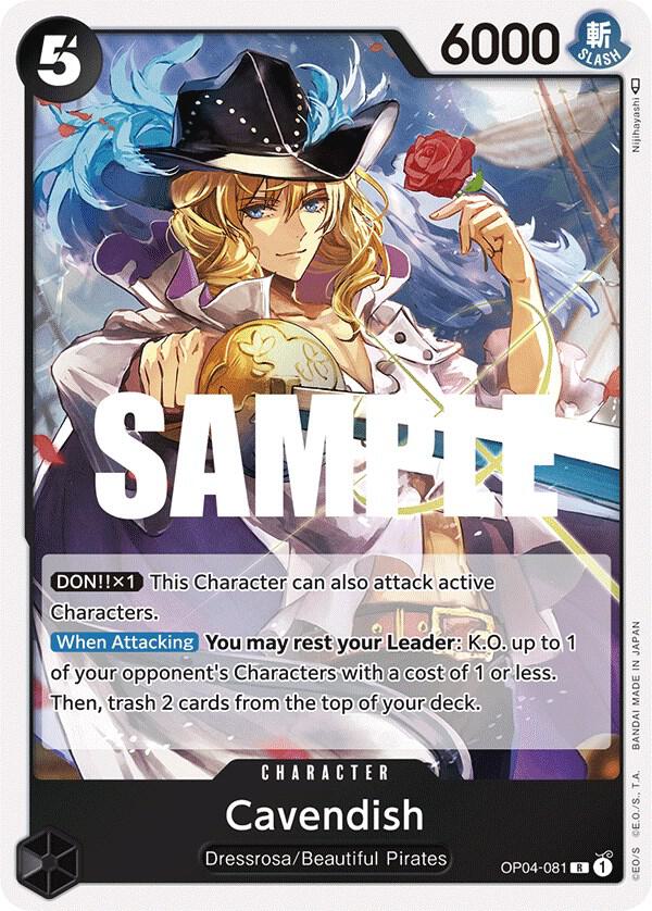 Cavendish OP04-081 (Kingdoms of Intrigue)  - Foil