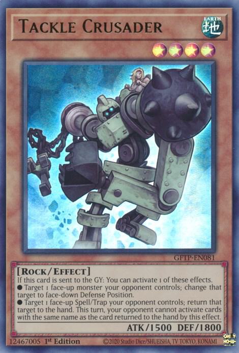 Tackle Crusader GFTP-EN081 (Ghosts From the Past)  - 1st Edition
