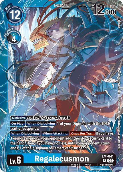 Regalecusmon Limited Card Pack LM-041 P (World Convergence)  - Foil