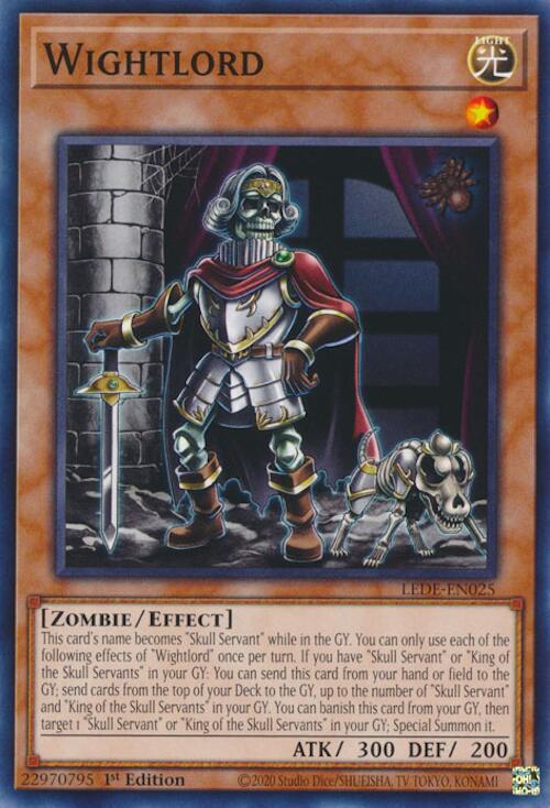 Wightlord LEDE-EN025 (Legacy of Destruction)  - 1st Edition