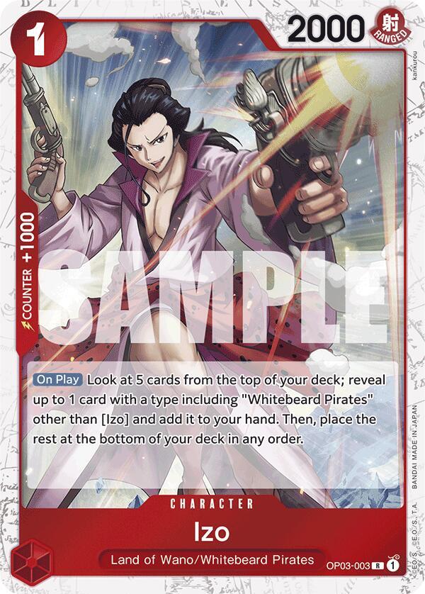 Izo OP03-003 (Premium Booster -The Best-)  - Jolly Roger Foil
