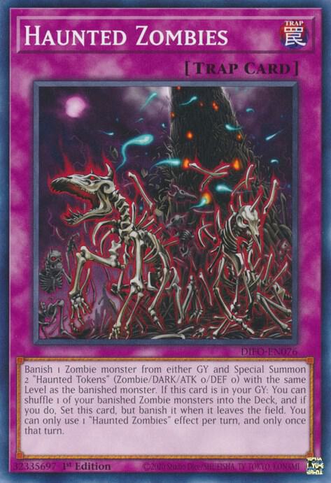 Haunted Zombies DIFO-EN076 (Dimension Force)  - 1st Edition