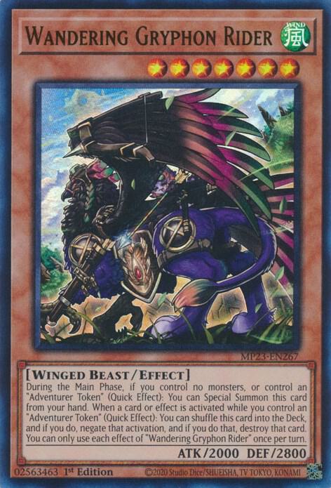 Wandering Gryphon Rider MP23-EN267 (25th Anniversary Tin: Dueling Heroes Mega Pack)  - 1st Edition