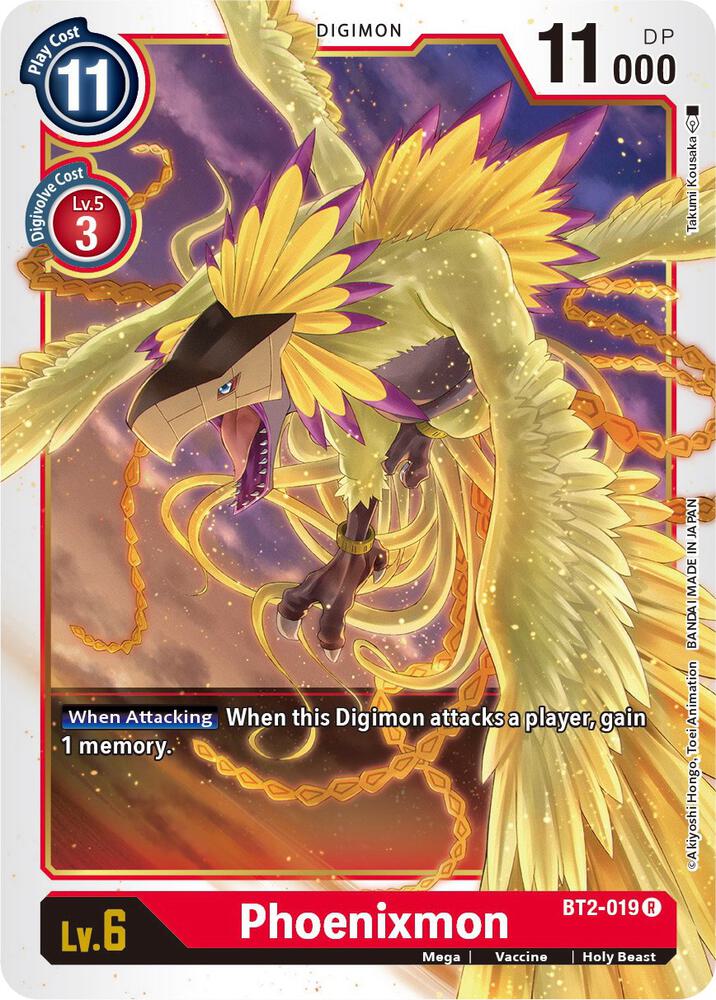 Phoenixmon BT2-019 R (Release Special Booster 1.5) 