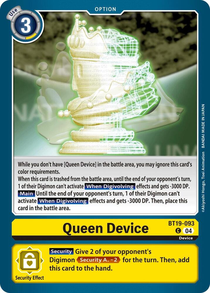 Queen Device BT19-093 C (Release Special Booster 2.5) 