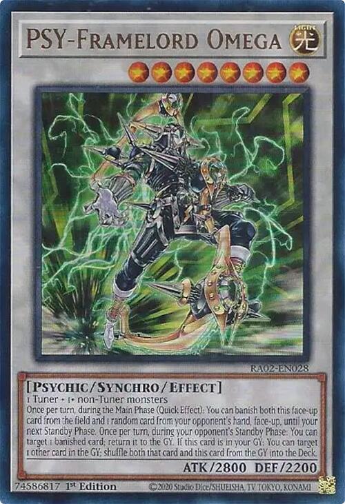 PSY Framelord Omega UR RA02-EN028 (25th Anniversary Rarity Collection II)  - 1st Edition