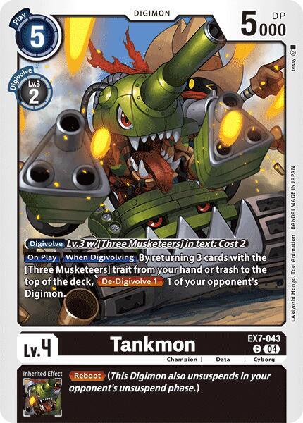 Tankmon EX7-043 C (Digimon LIBERATOR) 