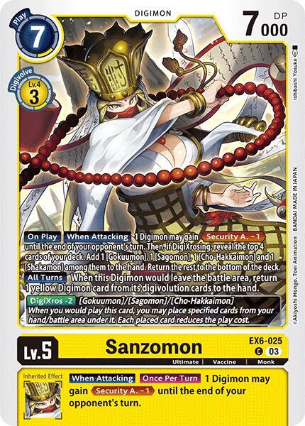 Sanzomon EX6-025 C (Infernal Ascension) 
