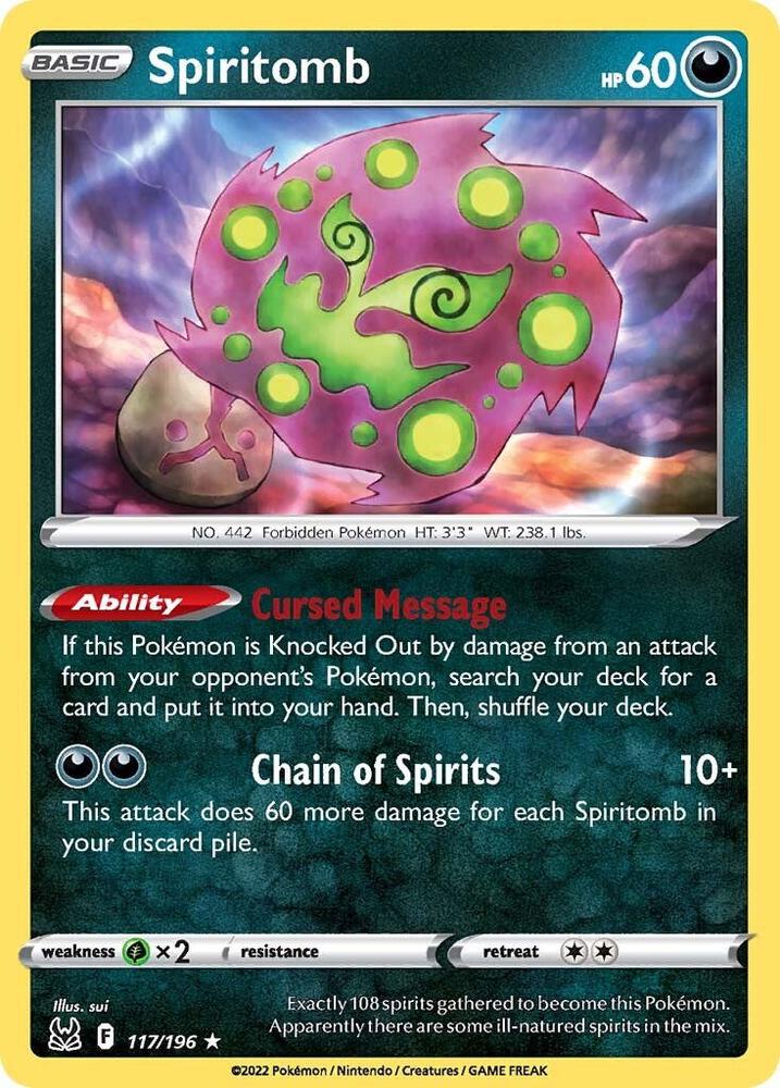 Spiritomb 117/196 (SWSH11: Lost Origin) 