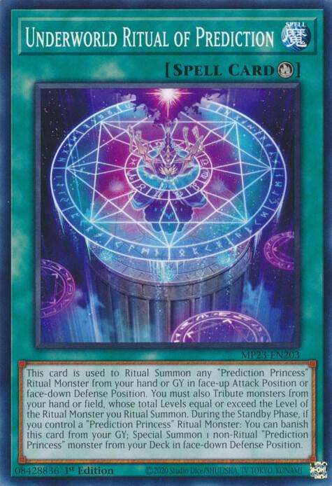 Underworld Ritual of Prediction MP23-EN203 (25th Anniversary Tin: Dueling Heroes Mega Pack)  - 1st Edition