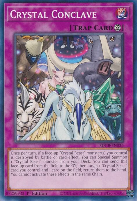 Crystal Conclave SDCB-EN036 (Structure Deck: Legend of the Crystal Beasts)  - 1st Edition