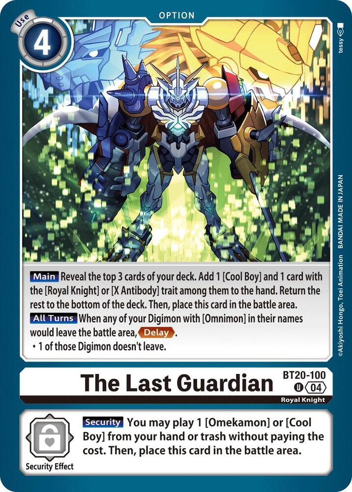 The Last Guardian BT20-100 U (Release Special Booster 2.5) 