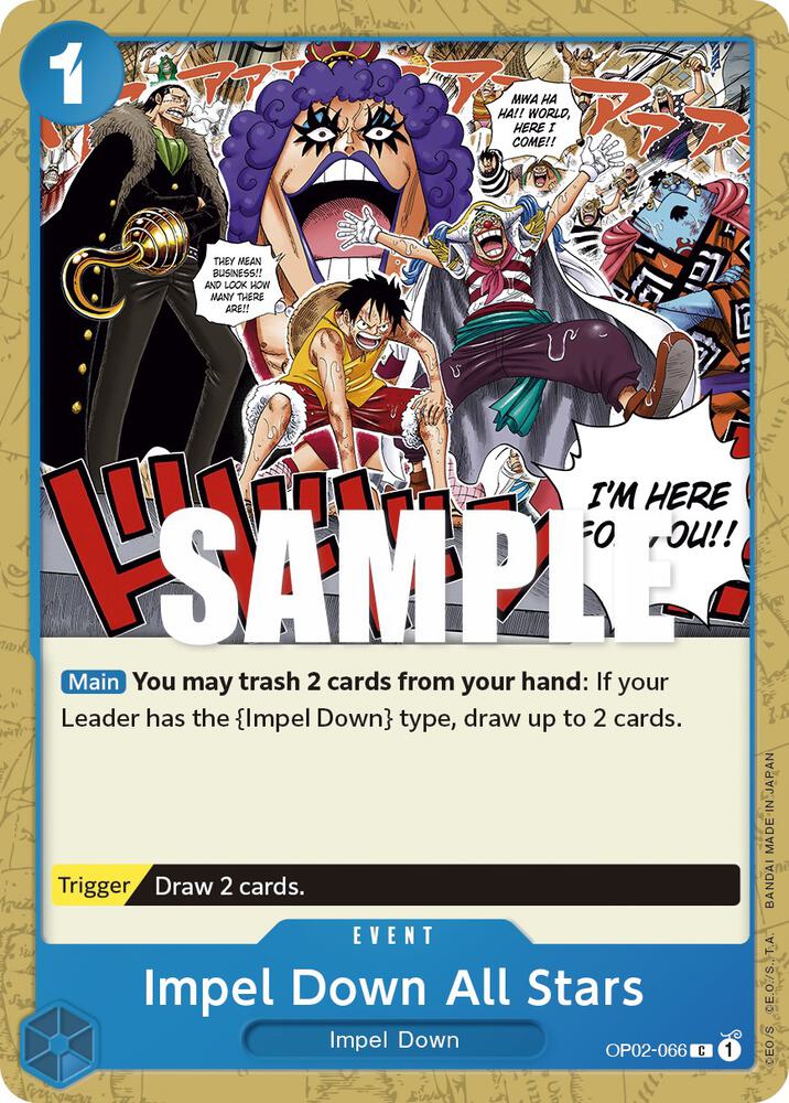Impel Down All Stars OP02-066 (Paramount War) 