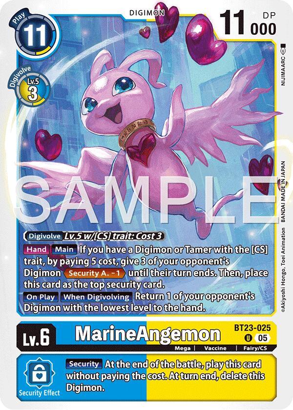 Marine Angemon BT23-025 U (Hackers' Slumber) 