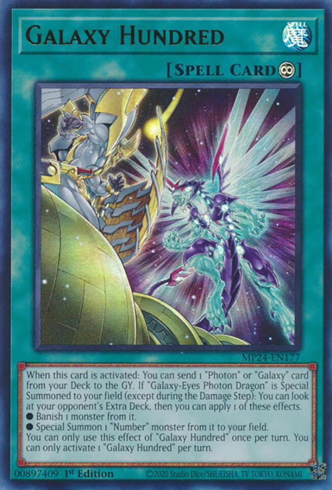 Galaxy Hundred MP24-EN177 (25th Anniversary Tin: Dueling Mirrors)  - 1st Edition