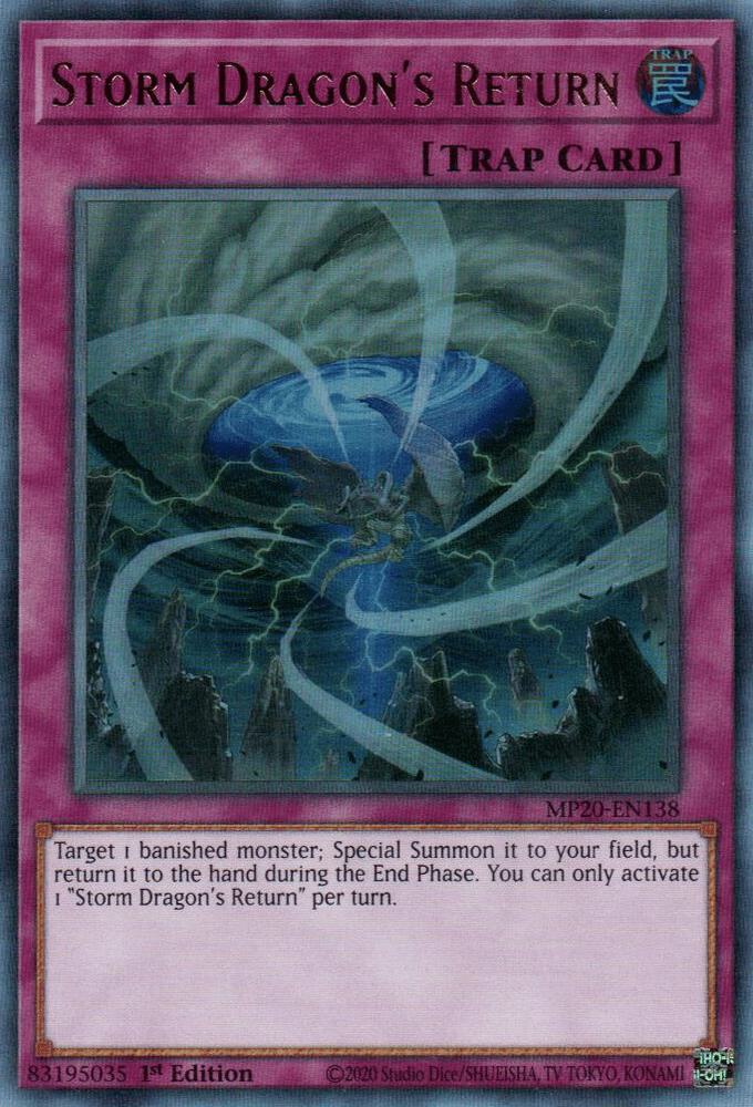 Storm Dragons Return MP20-EN138 (2020 Tin of Lost Memories)  - 1st Edition