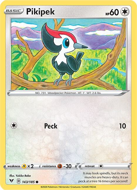 Pikipek 143/185 (SWSH04: Vivid Voltage) 