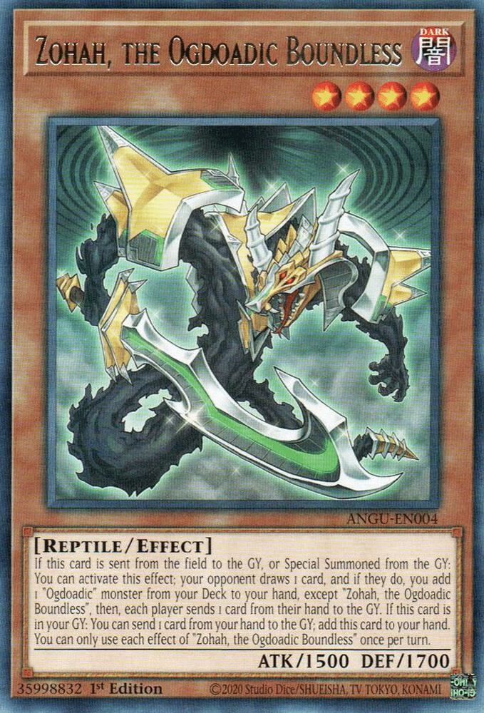 Zohah, the Ogdoadic Boundless ANGU-EN004 (Ancient Guardians)  - 1st Edition